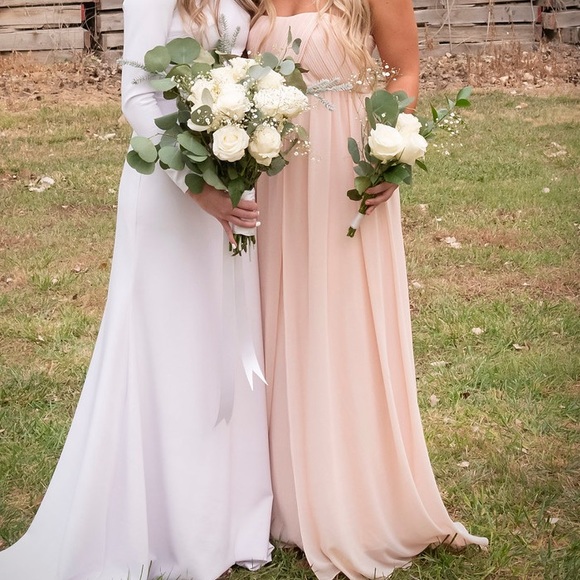 Bridesmaid dress, light pink - Picture 2 of 7